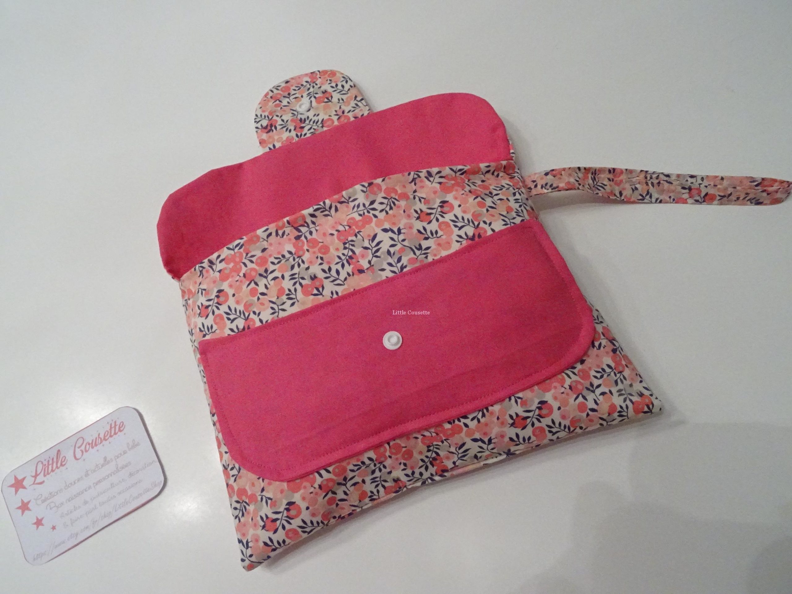 Pochettes à couches en véritable tissu Liberty of London