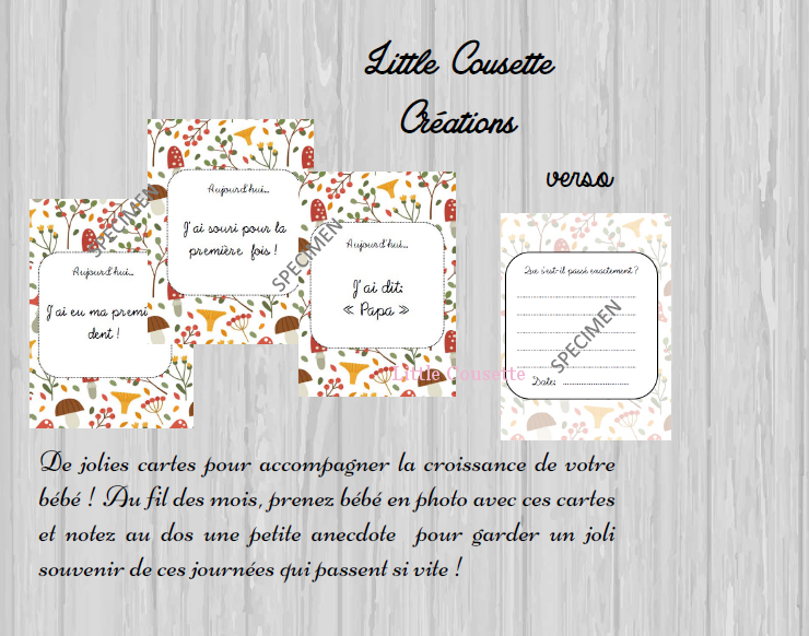 carte étape ou carte jalon mes premières fois