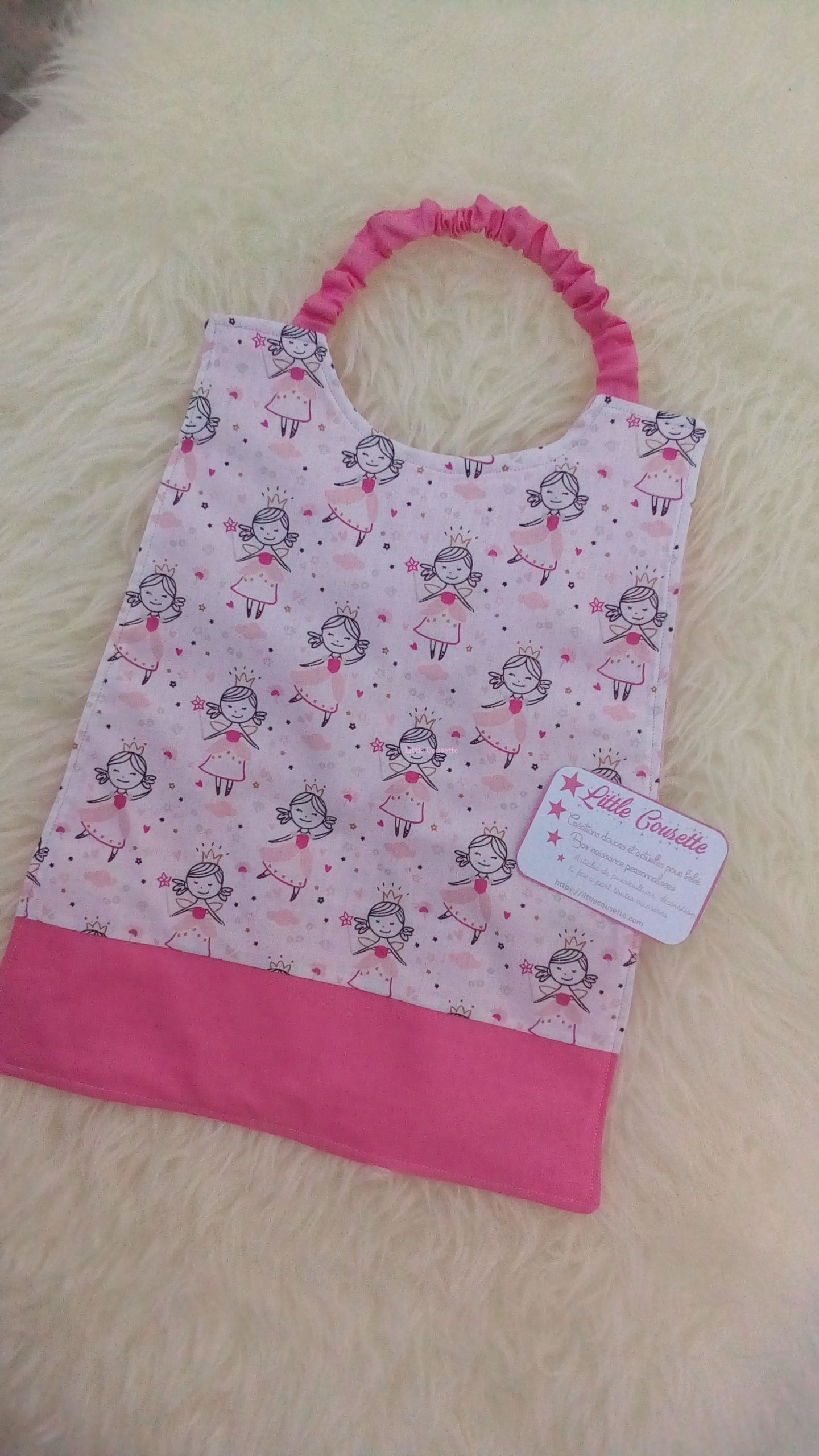 Serviette élastiquée cantine maternelle pour enfant personnalisée avec le prénom – Image 5