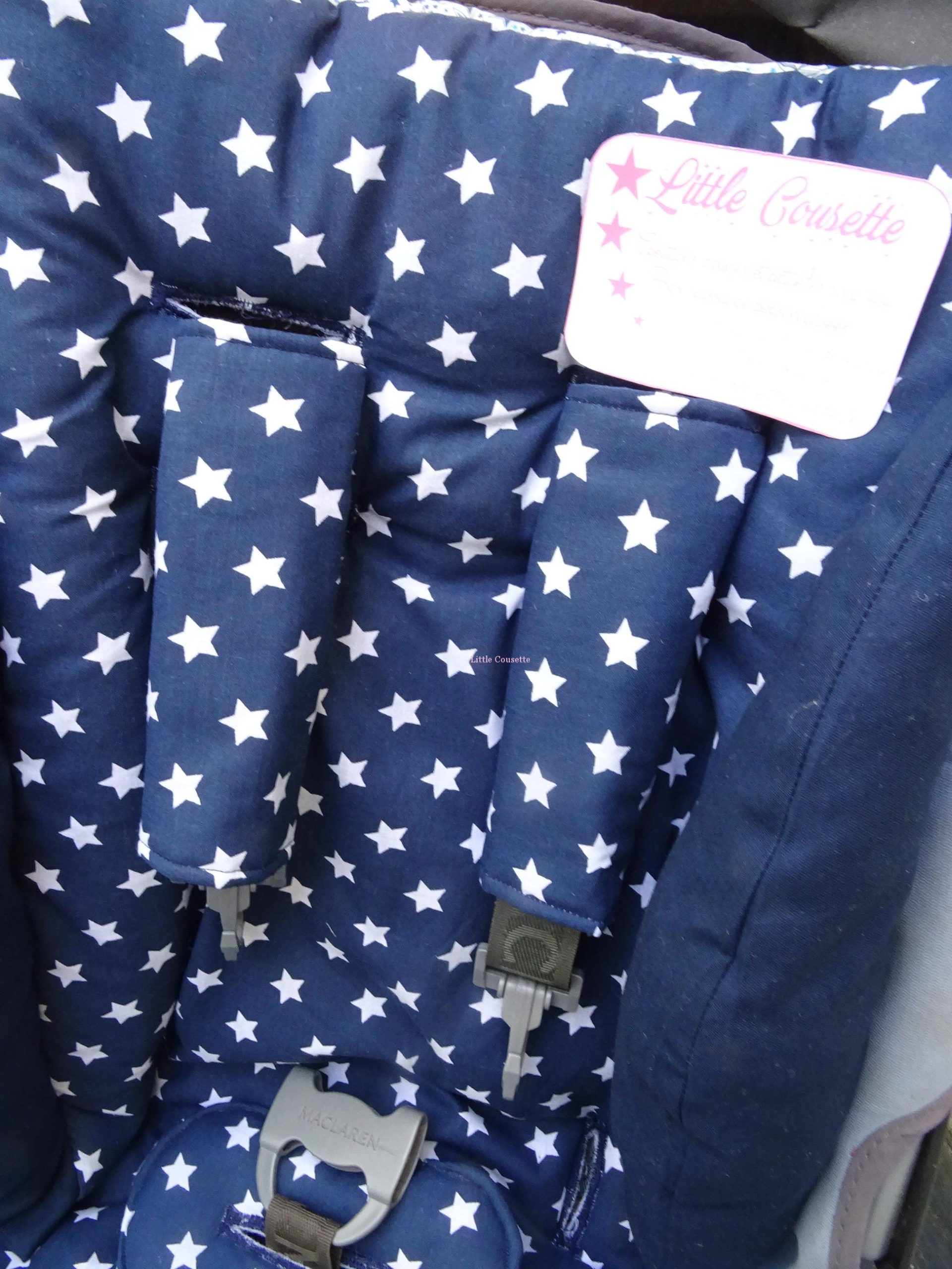 Kit confort poussette molletonné + cache-sangles vrai tissu LIBERTY of LONDON – Image 13