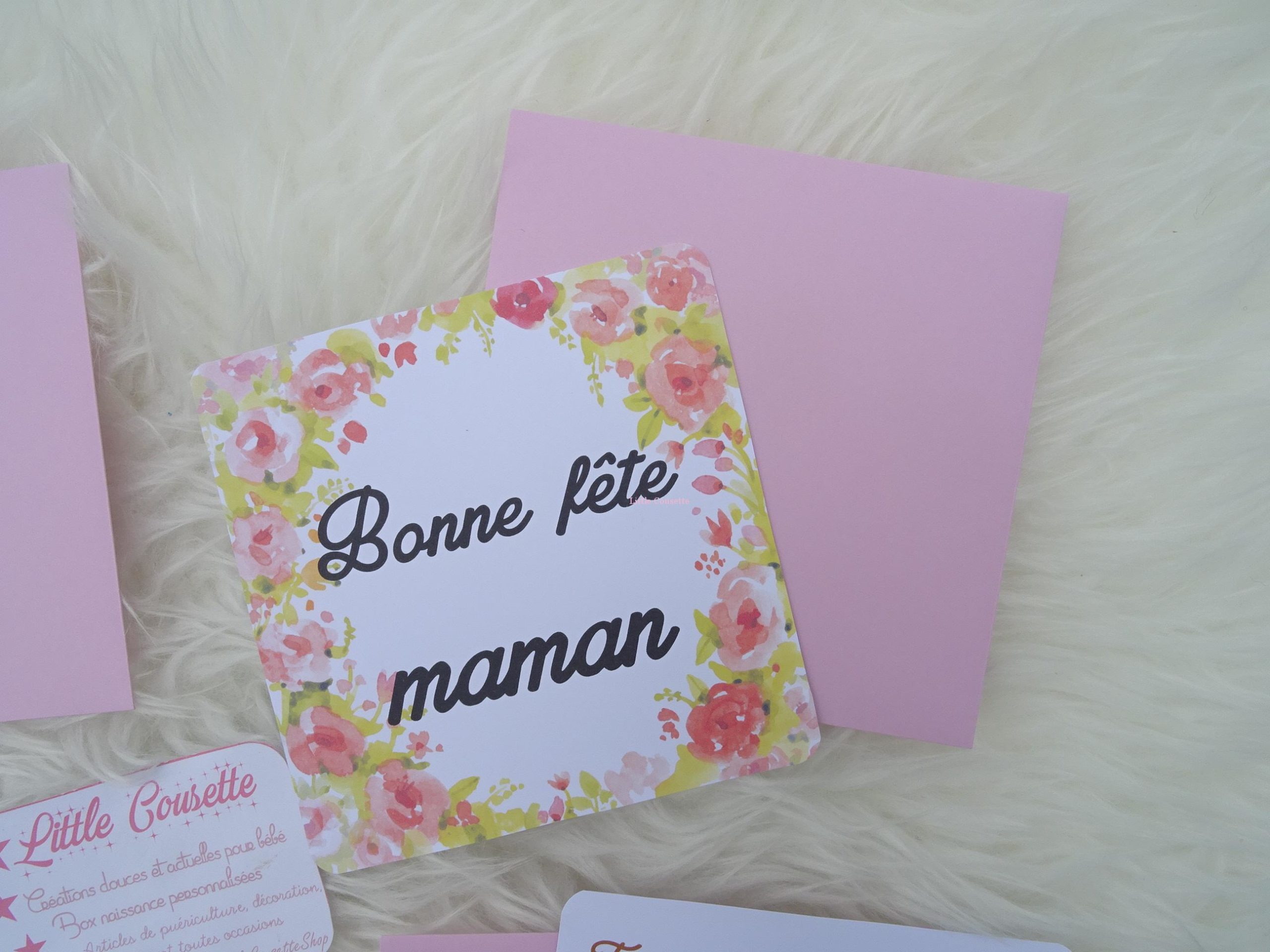 box maman pour la fete des meres carte modele fleuri