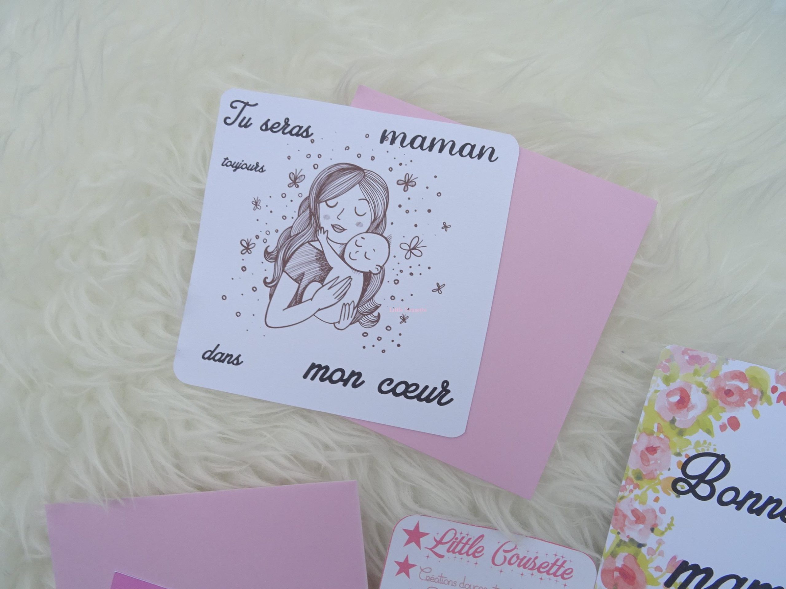 box maman pour la fete des meres carte modele tendre