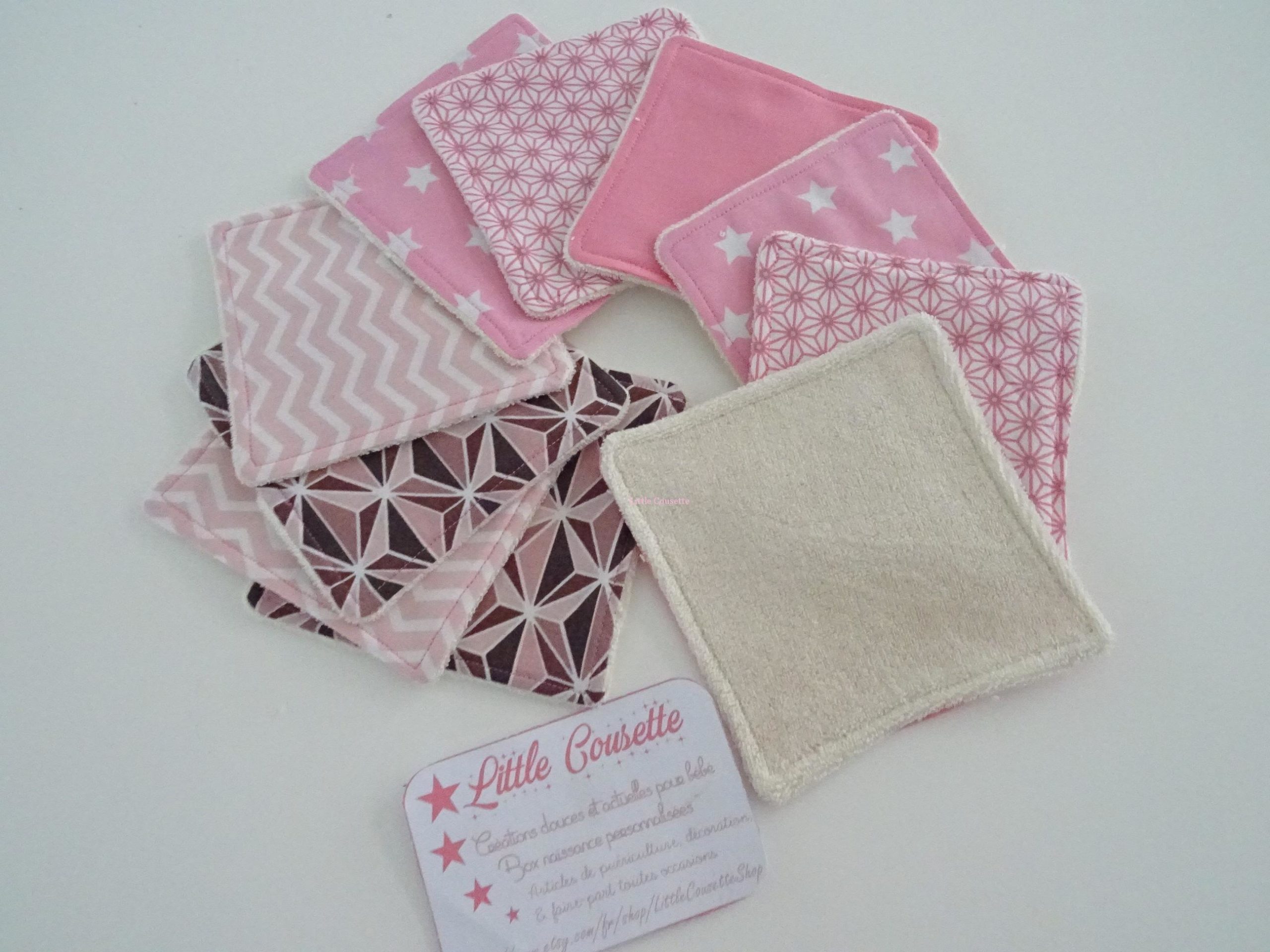 box maman pour la fete des meres 10 lingettes lavables