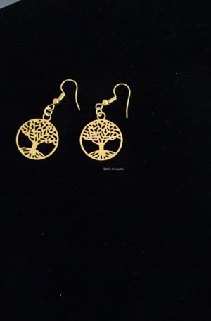 Boucles d'oreilles "Arbre de Vie"