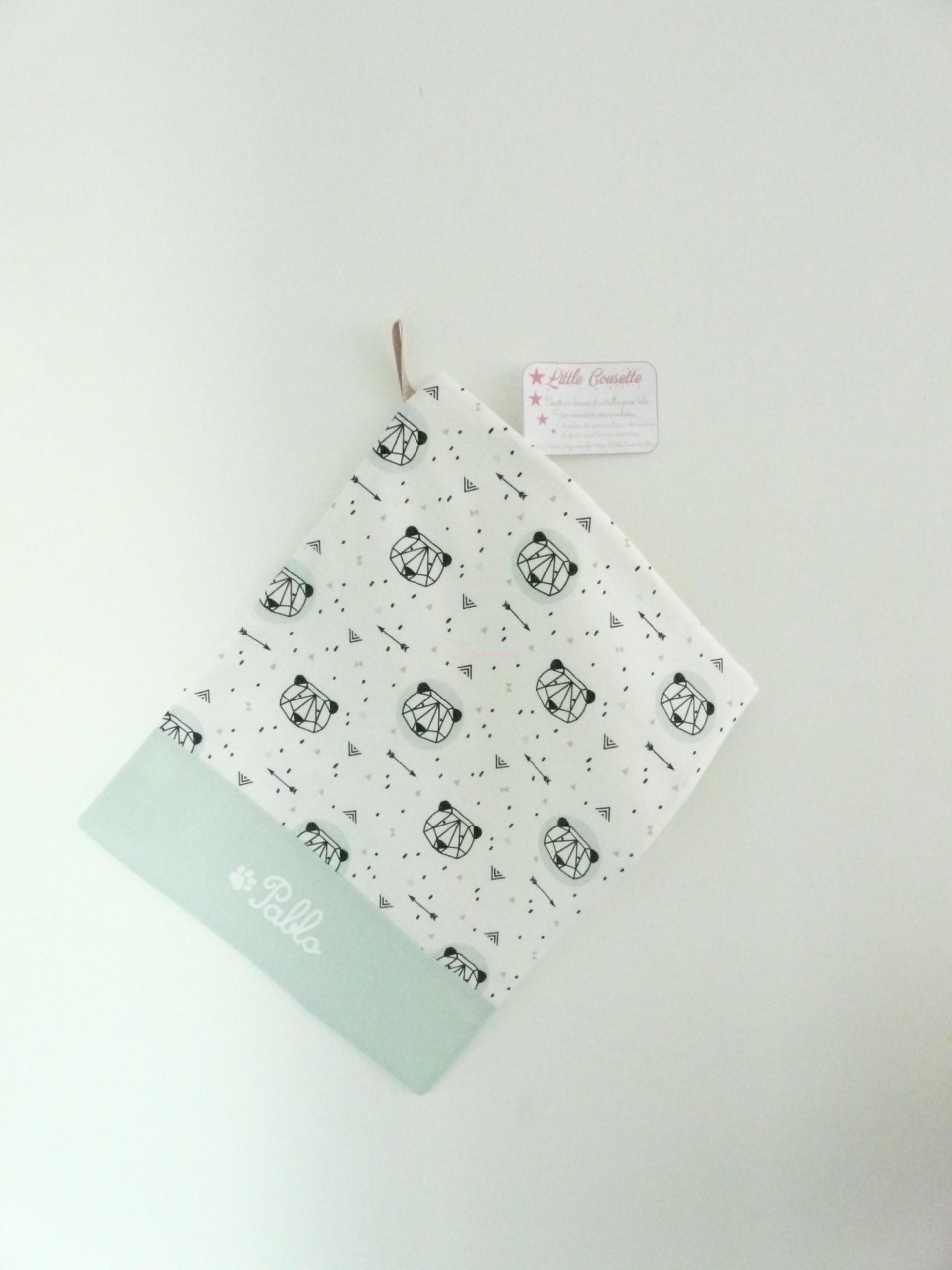 Serviette de table pour enfant personnalisée avec le prénom – Image 2
