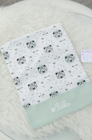 Serviette de table pour enfant personnalisée avec le prénom