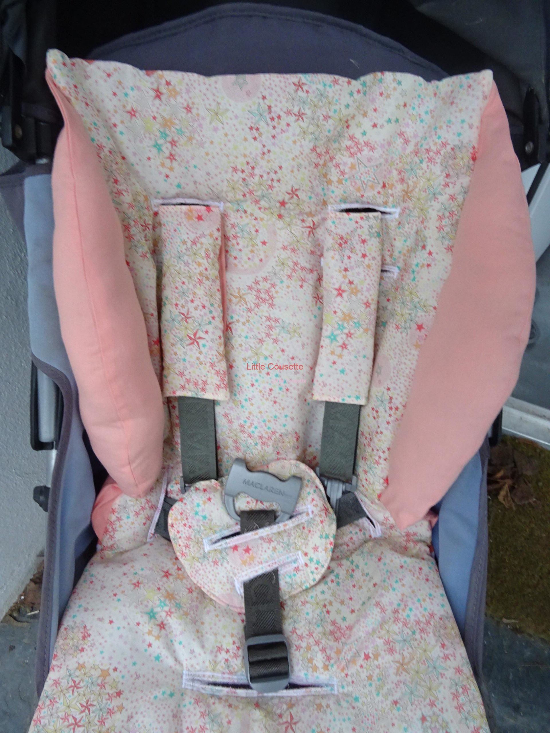 Kit confort poussette molletonné + cache-sangles vrai tissu LIBERTY of LONDON – Image 18