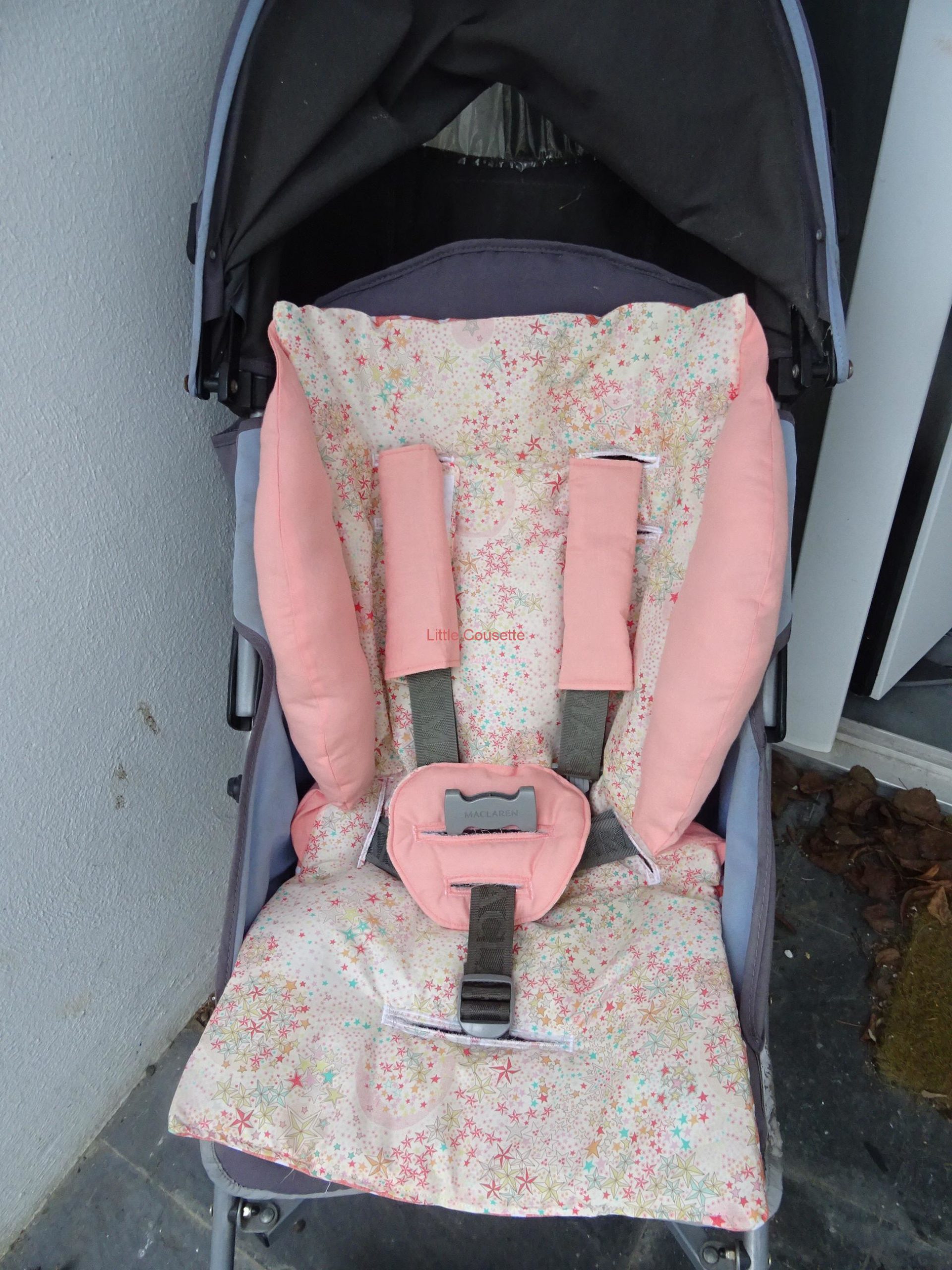 Kit confort poussette molletonné + cache-sangles vrai tissu LIBERTY of LONDON – Image 17