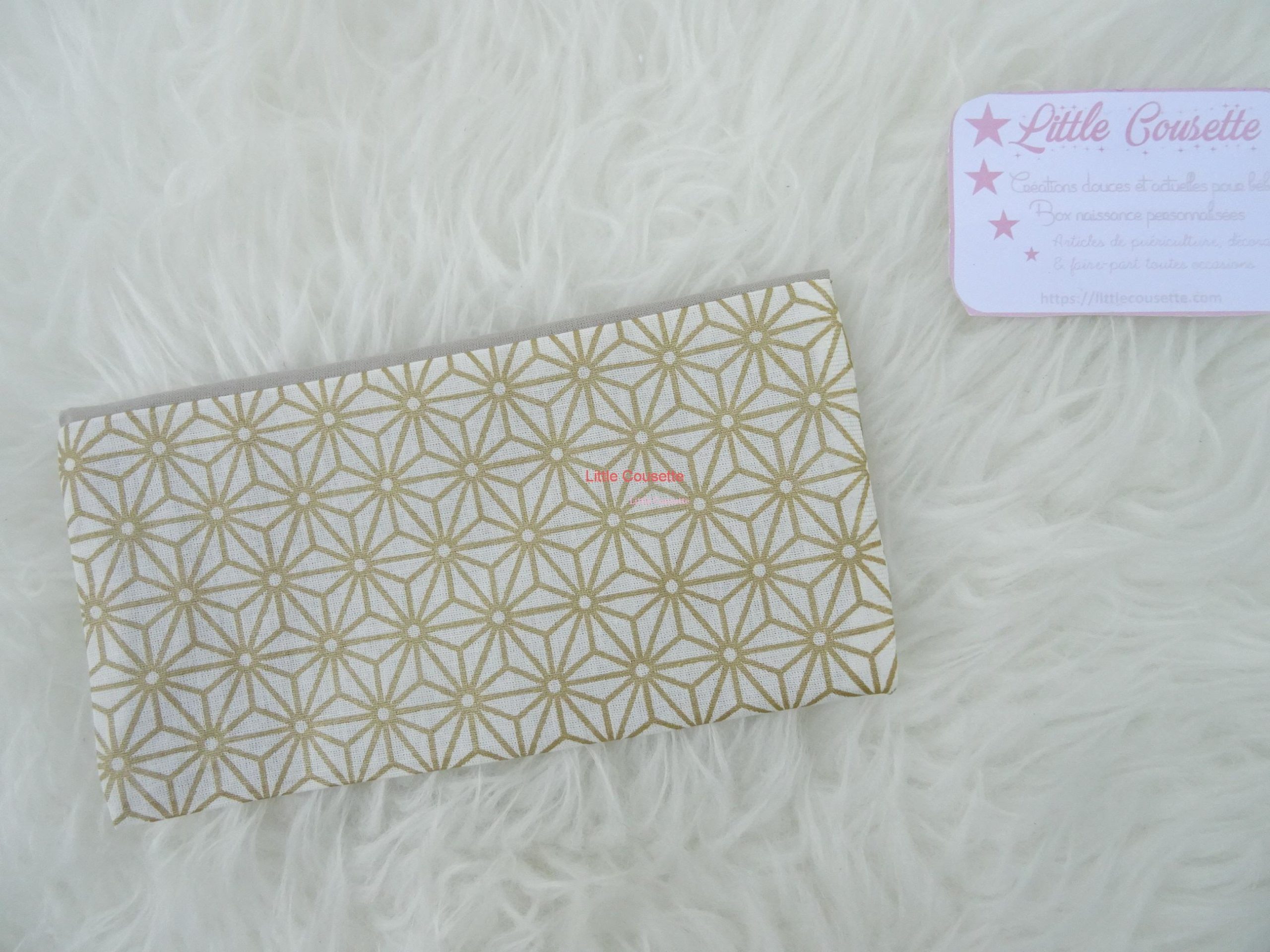 Faire-part naissance baptême pochette tissu et personnalisation de votre choix – Image 5