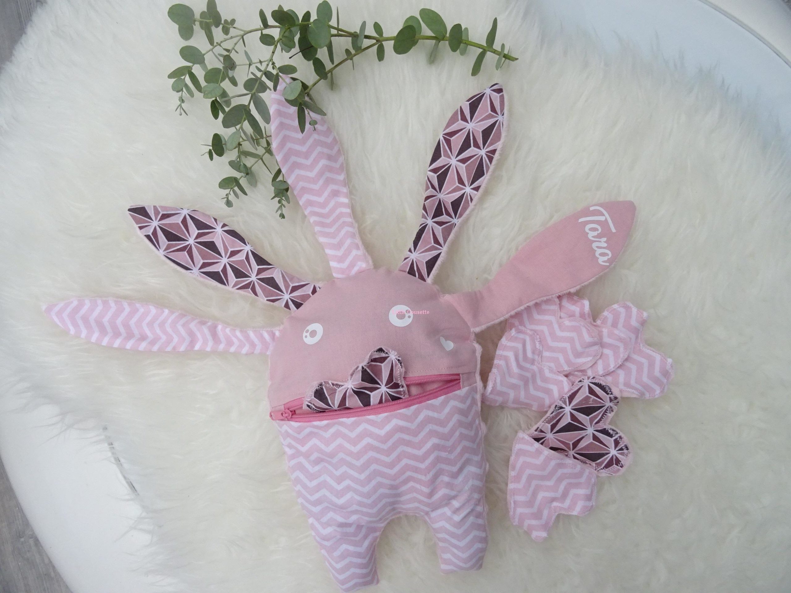 Doudou avale-bisous pour compter les dodos pendant une séparation