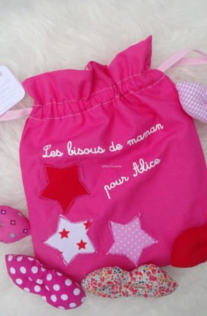 Pochette à bisous pour compter les dodos pendant une séparation