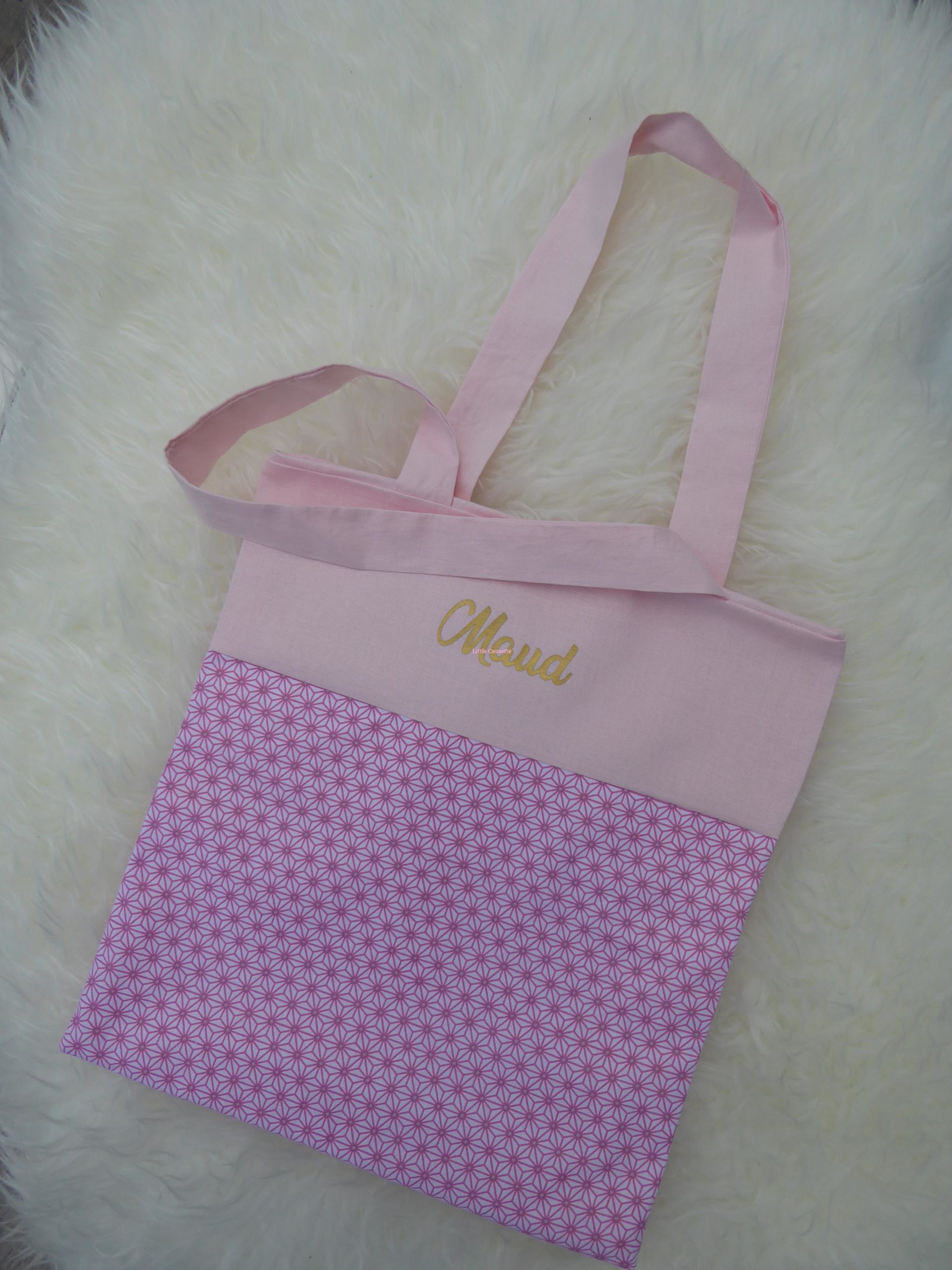 Tote bag sac plat sac de bibliothèque maternelle – Image 20