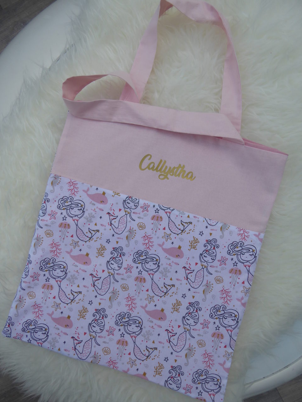 Tote bag sac plat sac de biblioth?�que maternelle �?? Cr?�ations douces et personnalis?�es pour b?�b?�s 