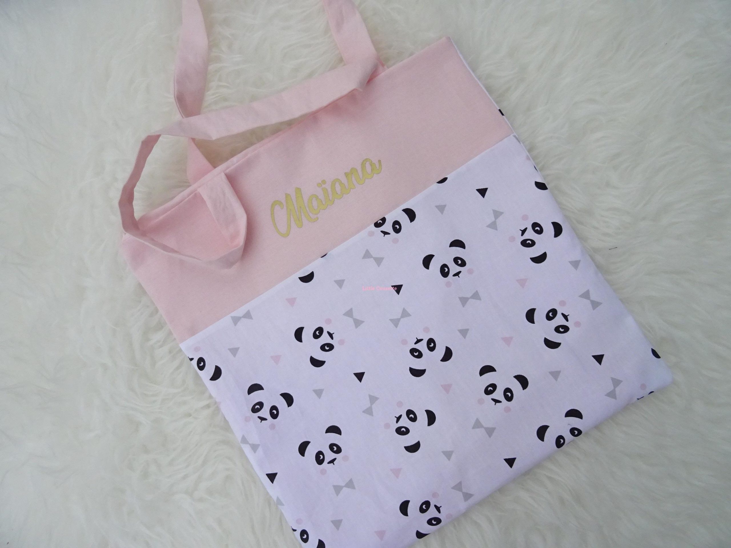 Tote bag sac plat sac de bibliothèque maternelle – Image 7