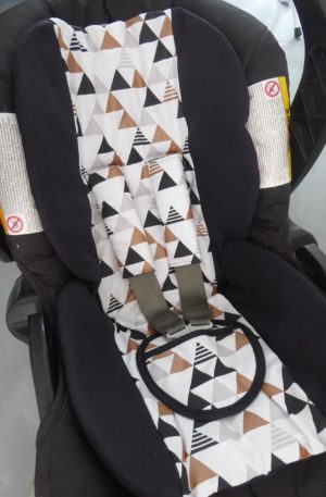 Kit confort cosy-Assise cosy et protège-sangles-tissu de votre choix